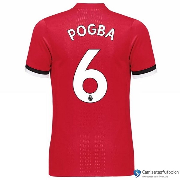 Camiseta Manchester United Primera equipo Pogba 2017-18